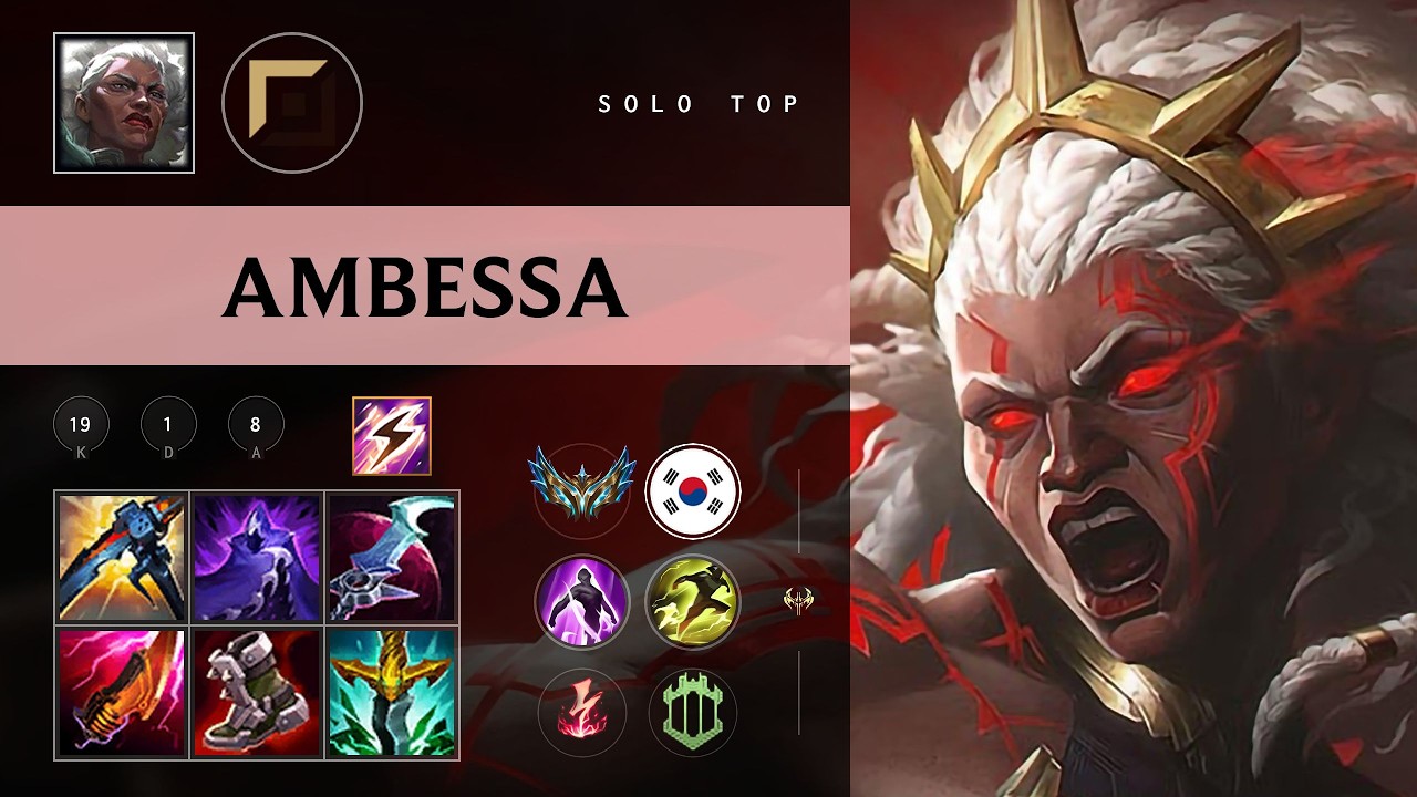 Ambessa Top vs Yone - KR Challenger Patch 26.09