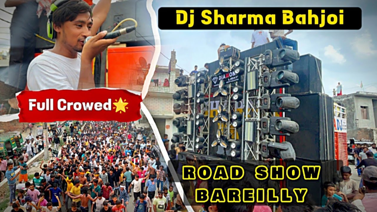 Sharma Dj Bahjoi 2024 | Sharma Dj Bahjoi Full Public Crowed Road Show 2024 | Kawad Yatra 2024💥