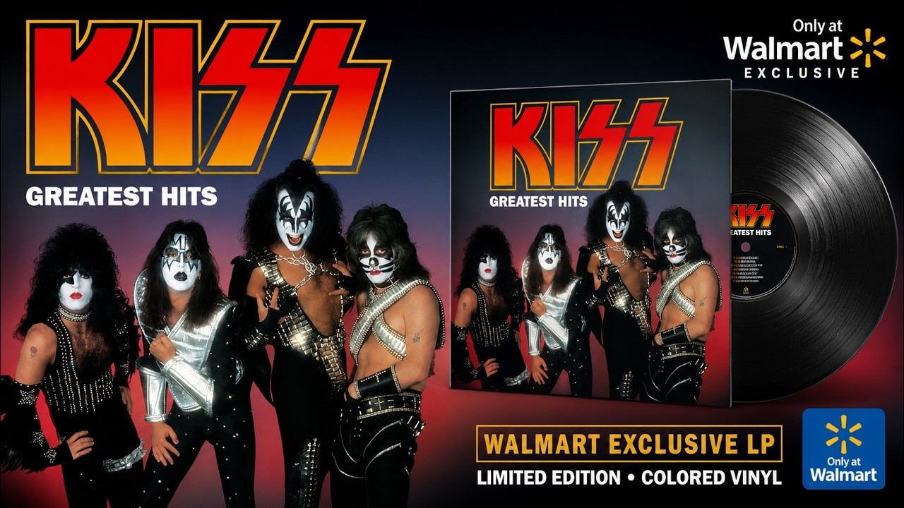 Эксклюзивный виниловый сборник &laquo;Greatest Hits&raquo; группы KISS для Walmart 2026 года