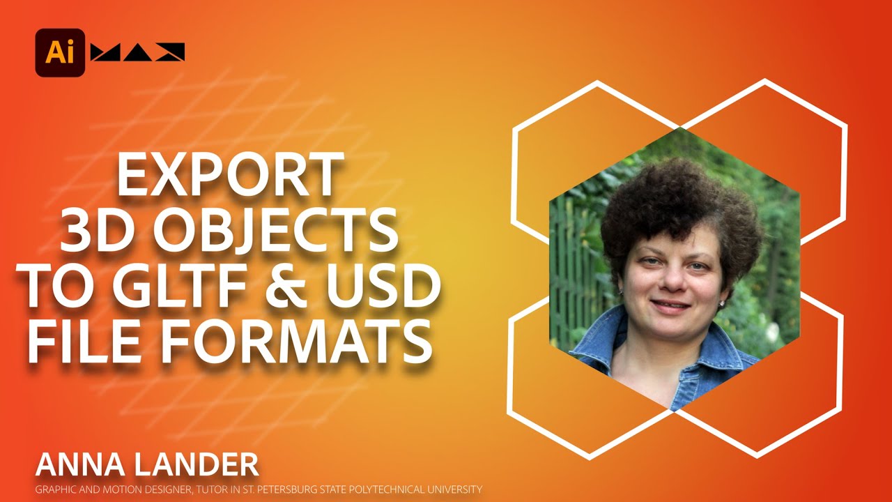 Explore New 3D Export Options with Anna Lander | Illustrator 2023 | Adobe MAX