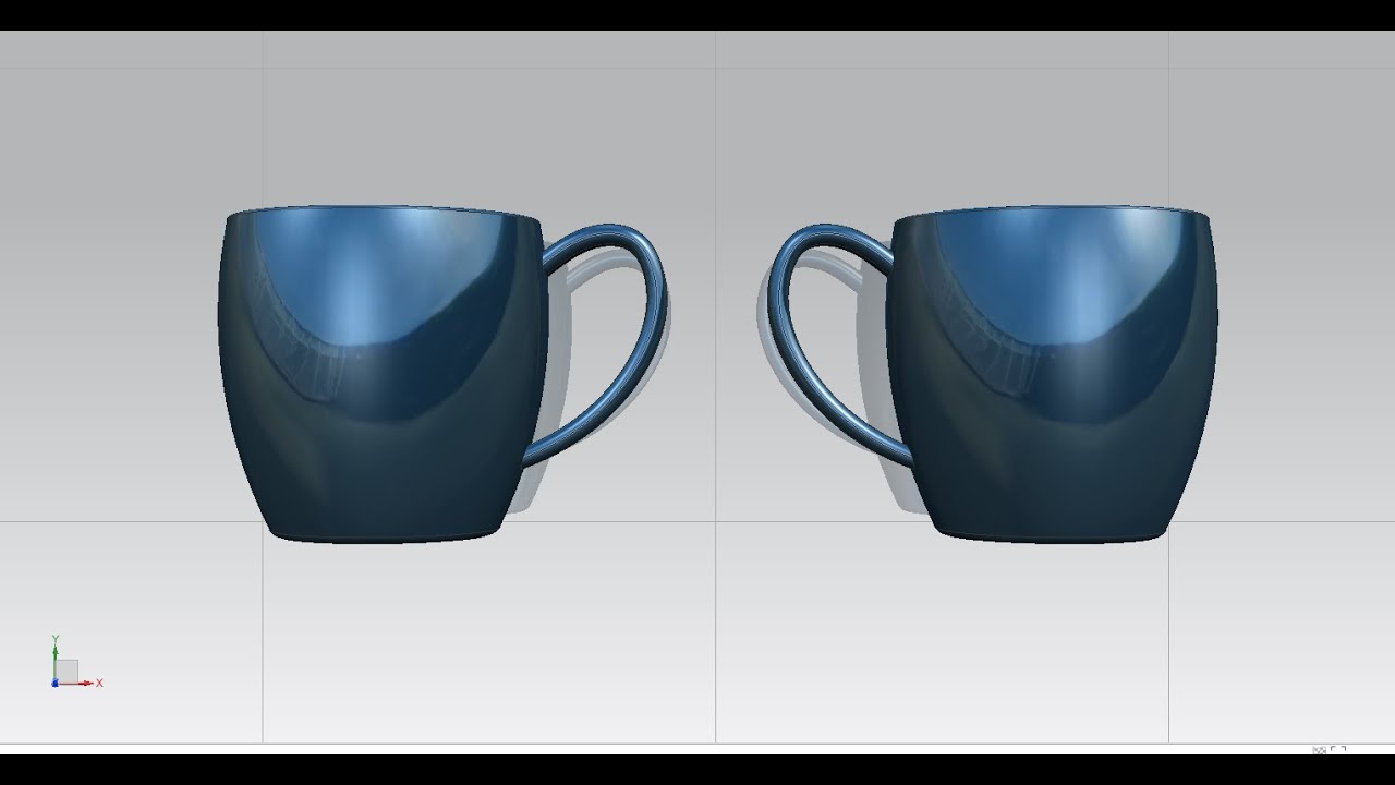NX CAD |  COFFEE MUG | CAD CAM LEARNING.