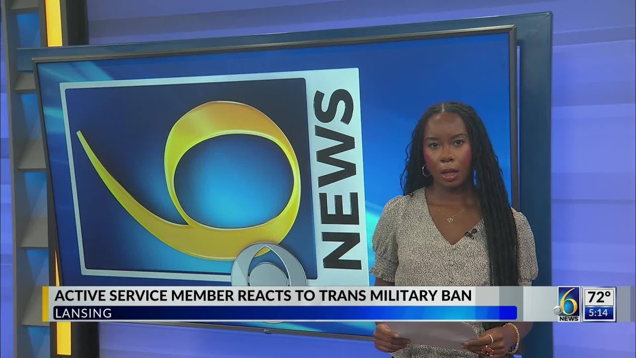 Active service member reacts to transgender military ban