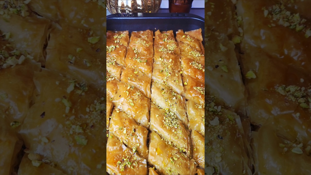 Baclava turceasca, destert cu nuca si miere