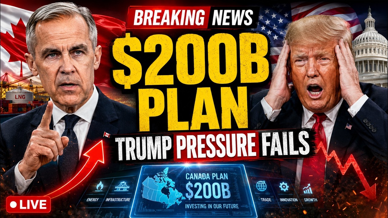 BREAKING: Trump Pressured Canada &mdash; Carney Answered With a $200B Plan