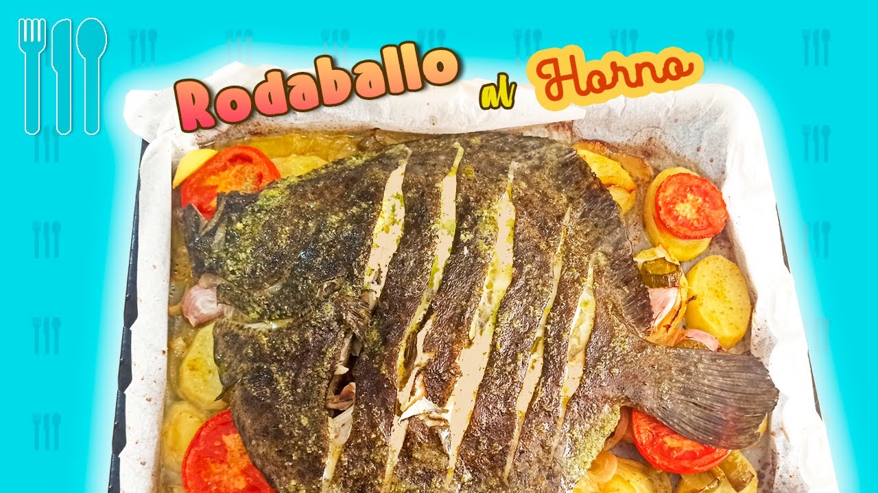 Rodaballo al horno 🐟