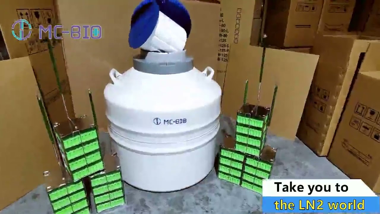 Manufacturer of liquid nitrogen tank, cryogenic equipment, LN2 tank, LN2 freezers, LN2 doser