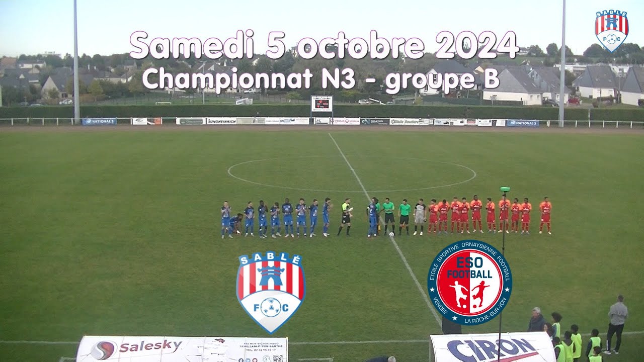 Résumé N3 Sablé FC - La Roche ESOV 05.10.2024