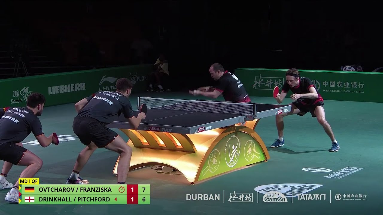 Ovtcharov | Franziska VS Drinkhall | Pitchford | Durban 2023 Quarter Finals Doubles Table Tennis