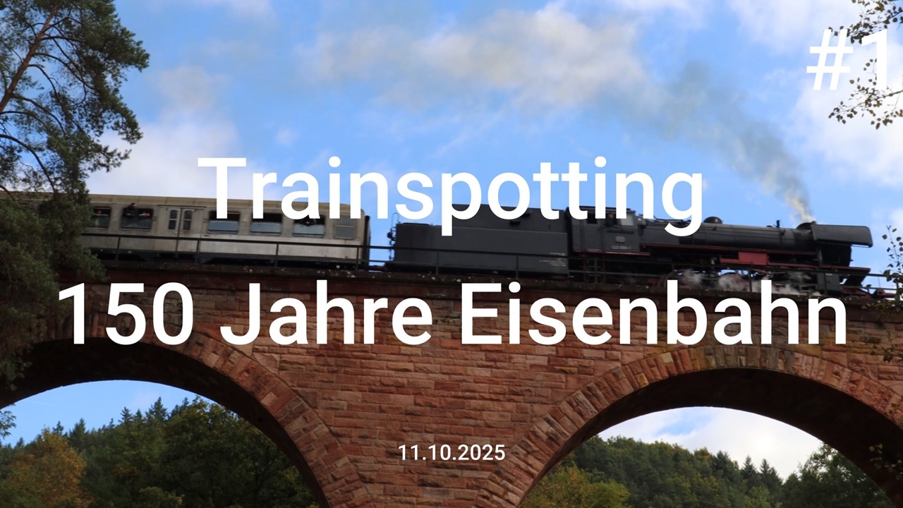 150 Jahre Eisenbahn in der Südliche Pfalz am 11.10.2025 | Teil 1/2 (Trainspotting an der Strecke)