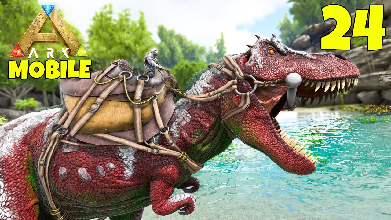 Taming Powerful Rexes for my Upcoming Boss Fights! - The Island Episode 24 | Ark Mobile Ultimate