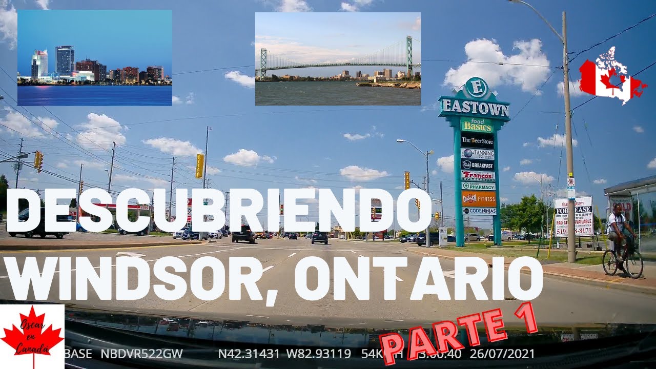 ✅TOUR WINDSOR, ONTARIO (CANADA)🍁