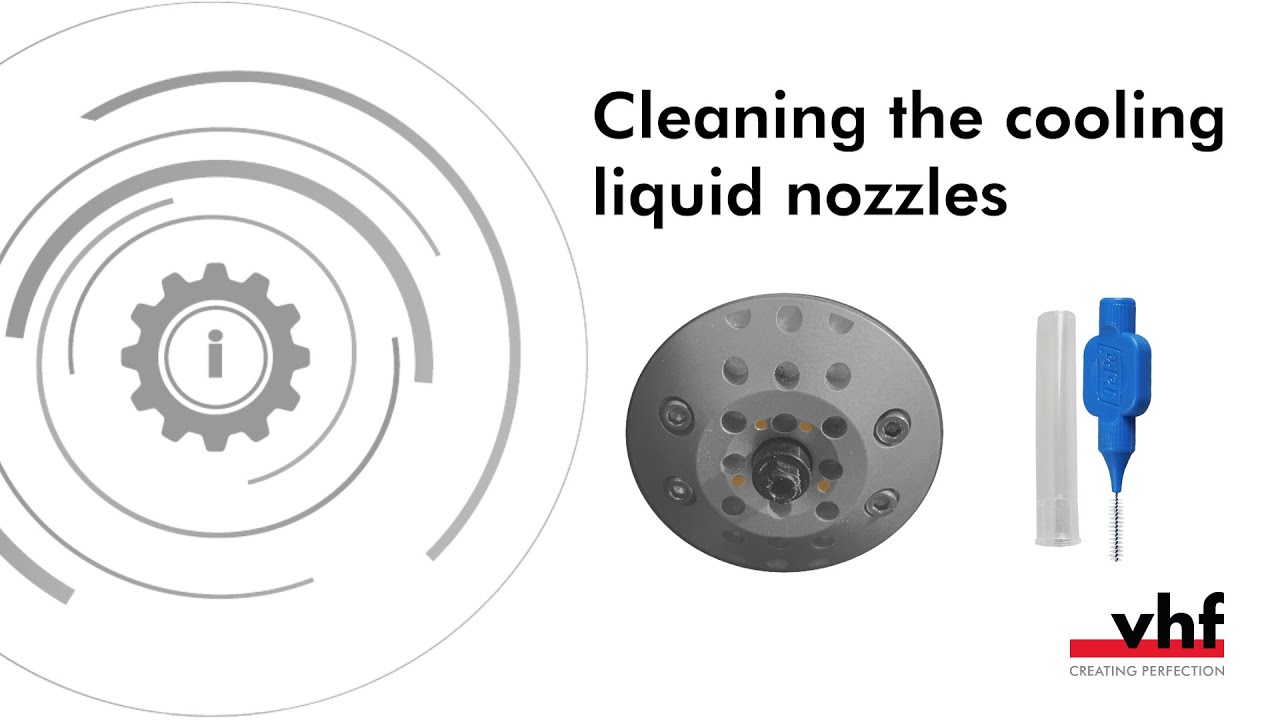 N4+ / Z4 / R5 – Cleaning the cooling liquid nozzles