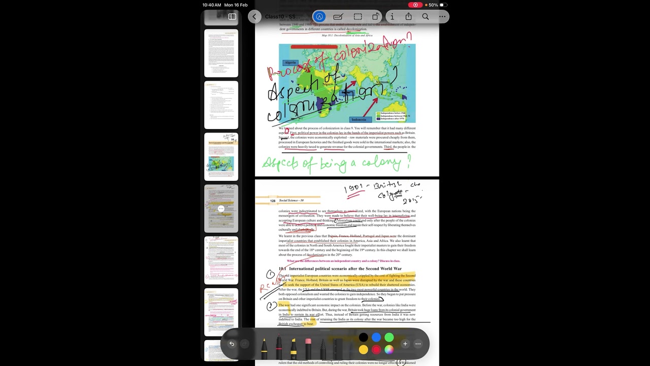 Chapter 10 END OF Colonialism and Cold War part 1