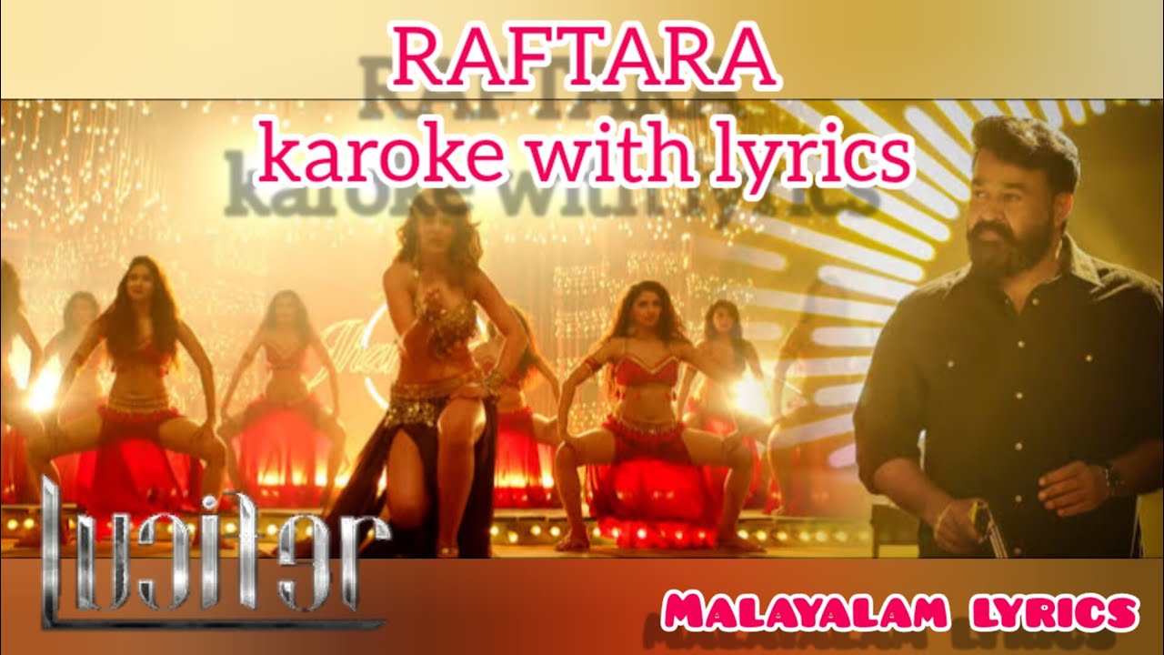 Raftara karoke with malayalam lyrics... 