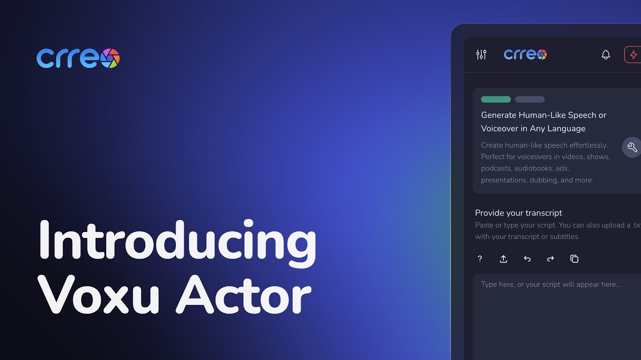 Direct Your AI Voice with Voxu Actor | Emotion, Style, Accent & Language Control