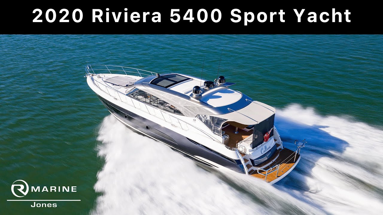 FOR SALE: 2020 Riviera 5400 Sport Yacht
