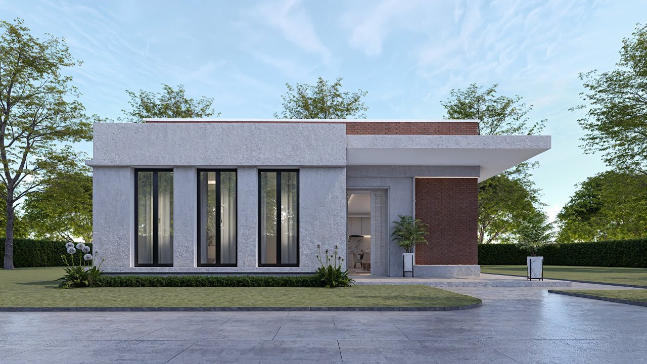 Affordable 2 Bedroom House Plan 10m x 12m