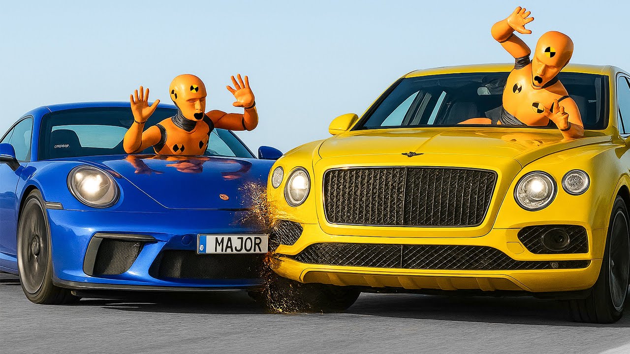 Роскошные автомобили и эпические аварии #01 | BeamNG.Drive |