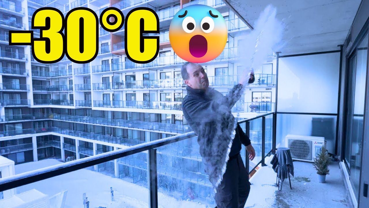 Experiências a −30°C no Canadá | Testes no frio extremo