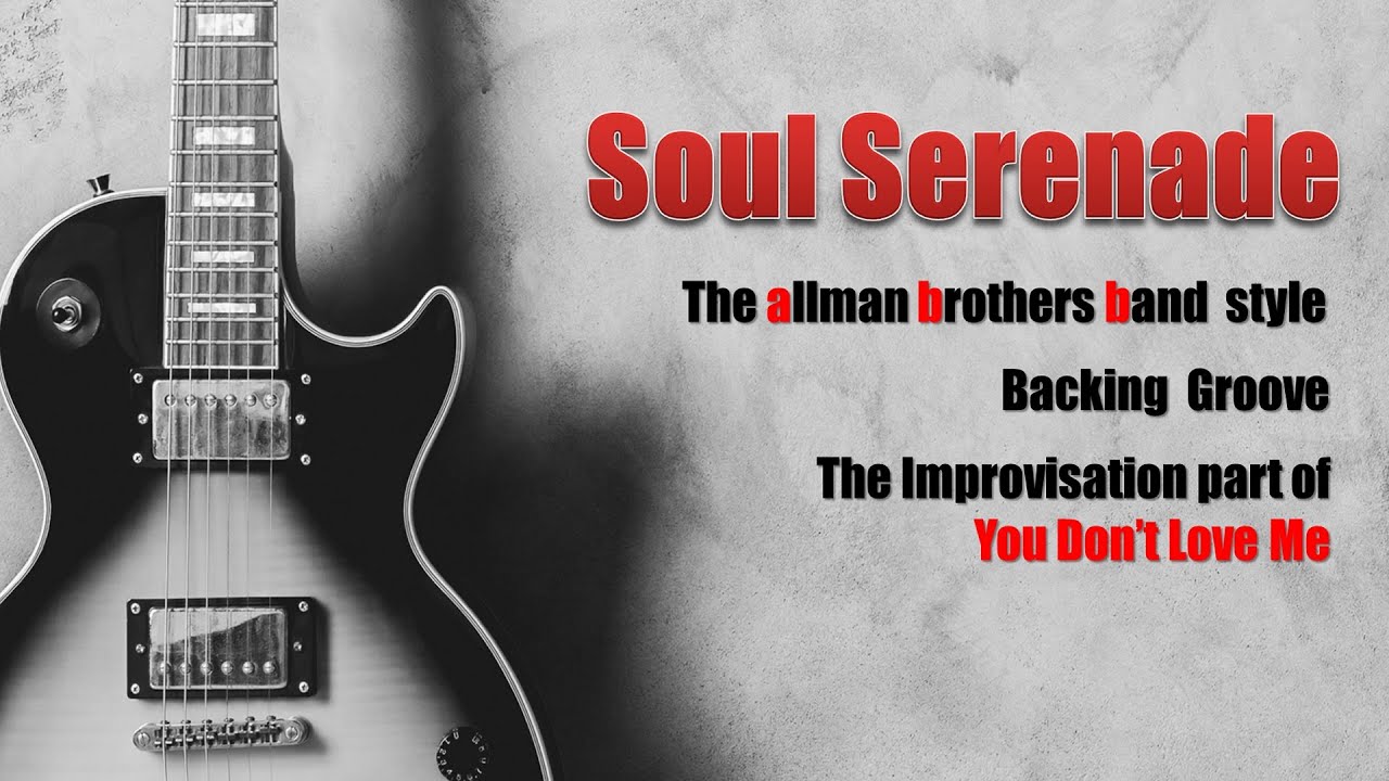 Soul Serenade the improvisatin of 