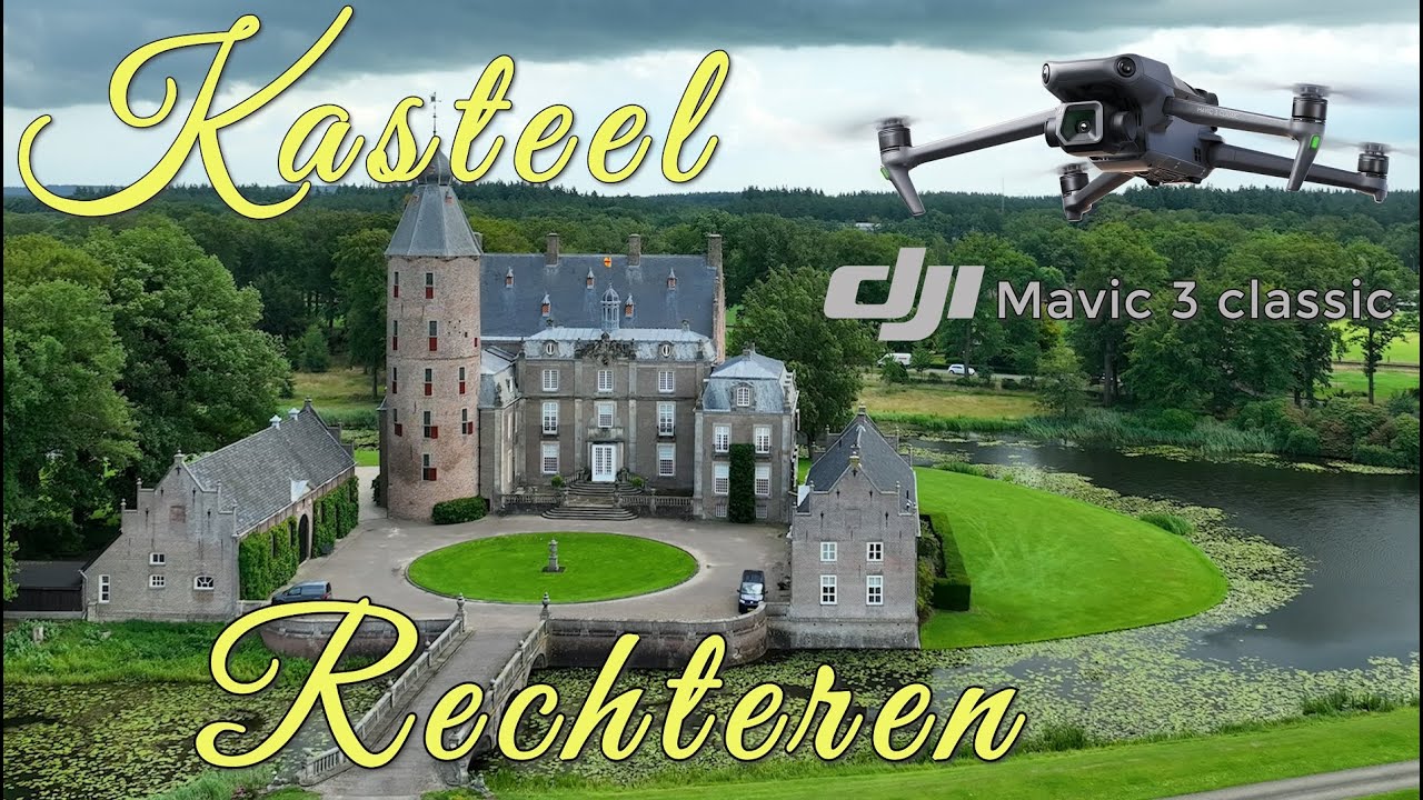 Kasteel Rechteren Dalfsen drone beelden DJI Mavic 3 classic
