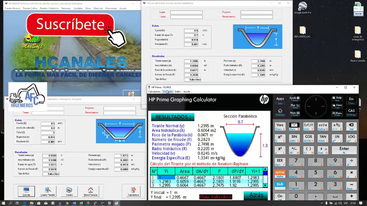 CANALES HP PRIME / HCANALES V3 / TIRANTE NORMAL