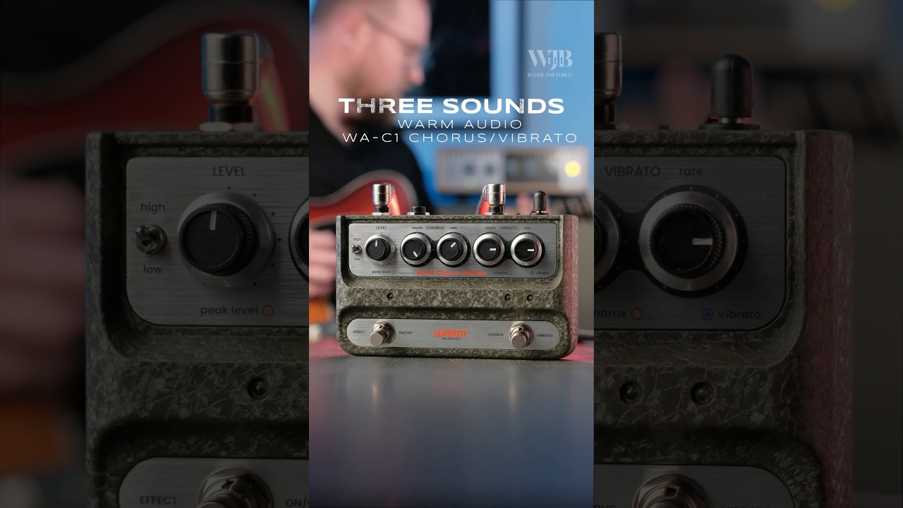Three Sounds: Warm Audio WA-C1 Chorus Vibrato. A modern CE-1 alternative