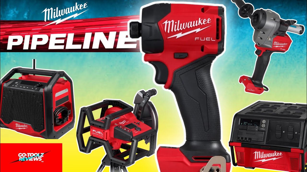 New Milwaukee Tool releases. pipeline2025 #powertools #milwaukeetools 