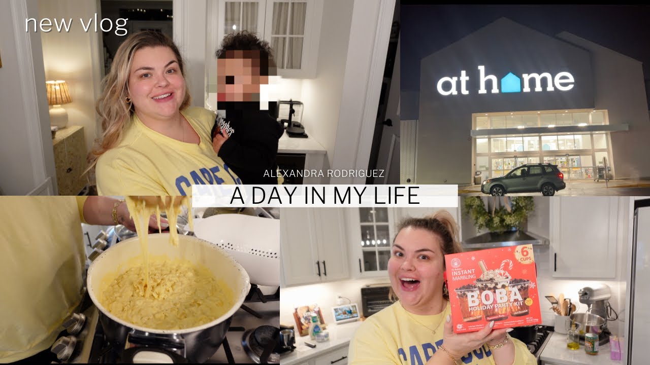 AT HOME BOBA, HOMEMADE MAC + CHEESE, LATE NIGHT SHOPPING | VLOG