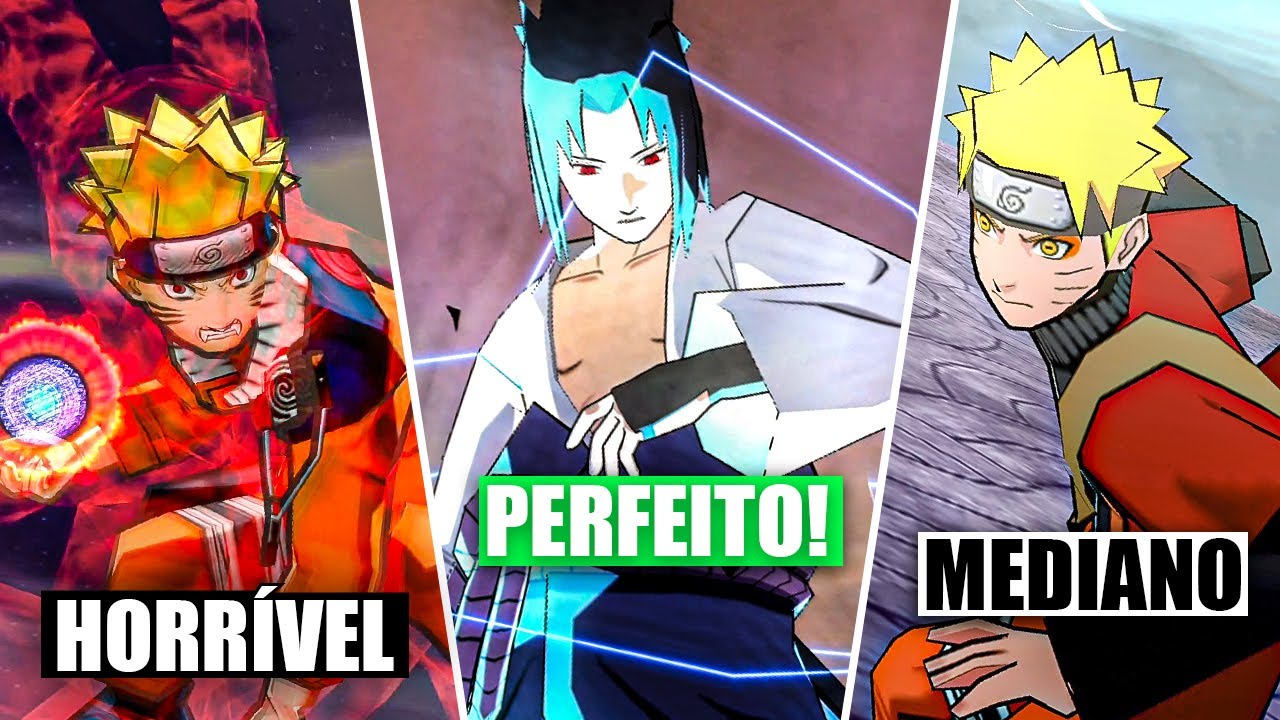 Jogando TODA a SAGA Ultimate Ninja do PIOR ao MELHOR Jogo