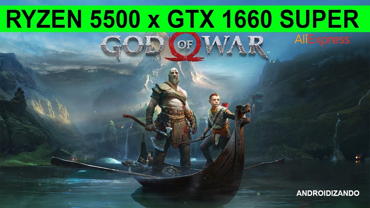 RYZEN 5500 X GTX 1660 SUPER - GOD OF WAR 1080P 60FPS