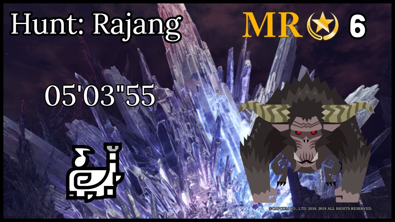 MHW Iceborne: Rajang solo -5'03'55 - Hunting Horn