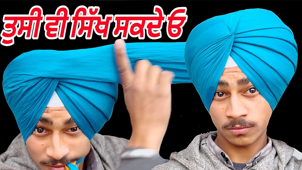 Patiala Shahi Turban Style | King Size Look | Easy Wrapping Method ‎⁨@TURBANKINGJASKARANDEEPSINGH