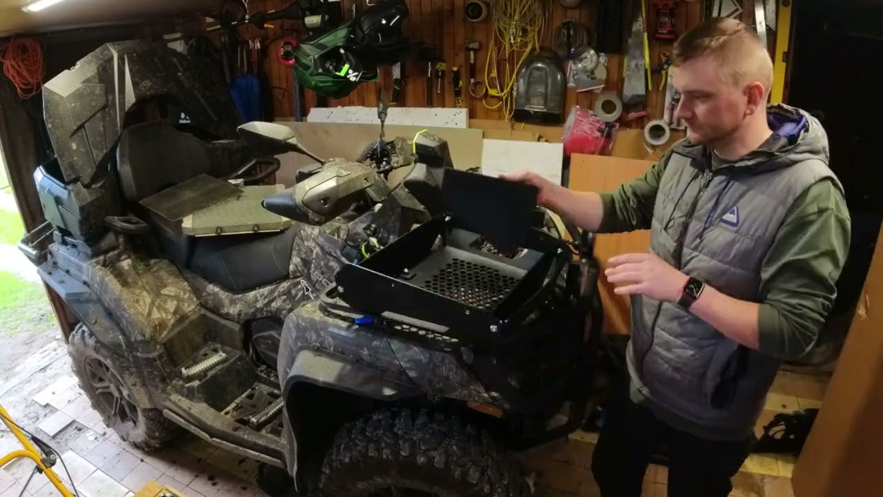 CFmoto Cforce 1000 Radiator Relocation kit Install: Made by @LZpartsatv