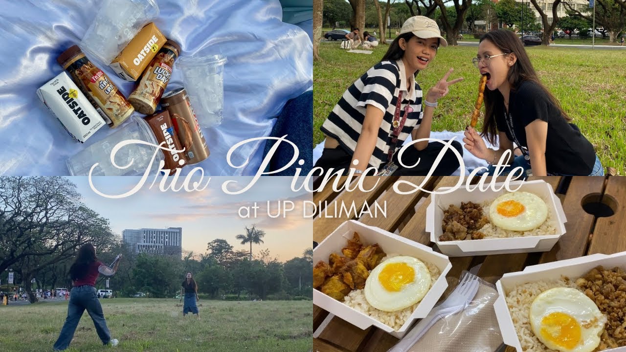 Trio Picnic Date at UP Diliman 