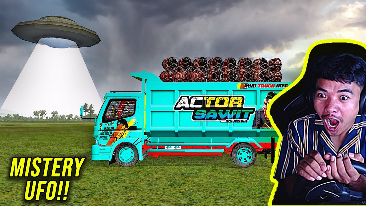 MISTERI UFO BUSSID!! DETIK-DETIK TRUK ANTOBOLO KELOKASI PENAMPAKAN UFO