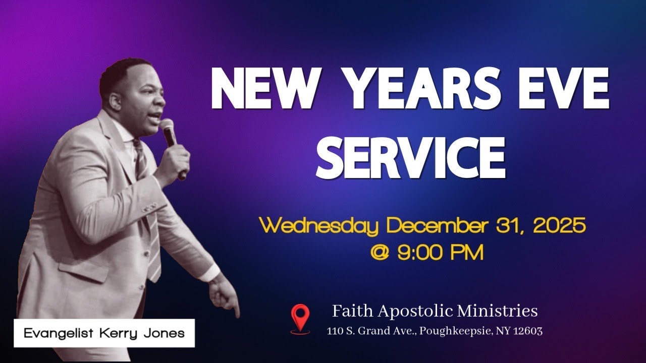 New Years Eve Service | Wednesday December 31, 2025 | Evangelist Kerry Jones