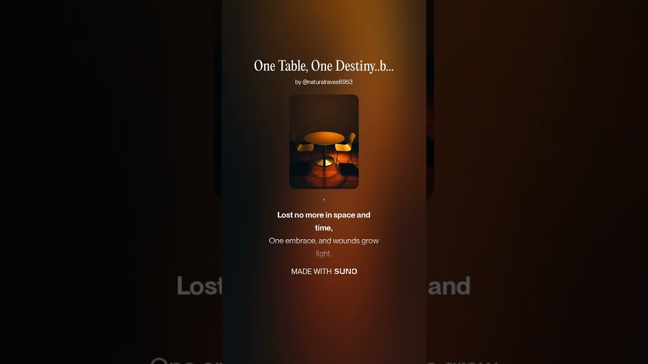 One Table, One Destiny  by L Ursu Media