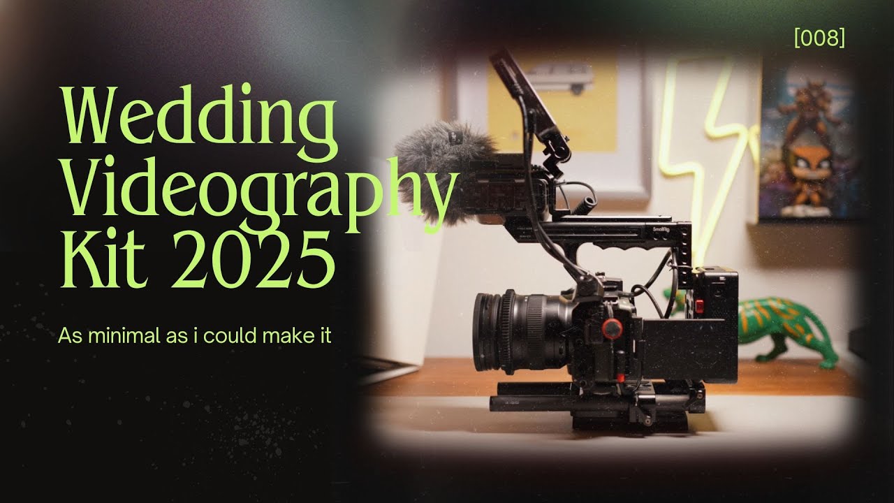 My solo wedding videography kit. Keeping it simple.