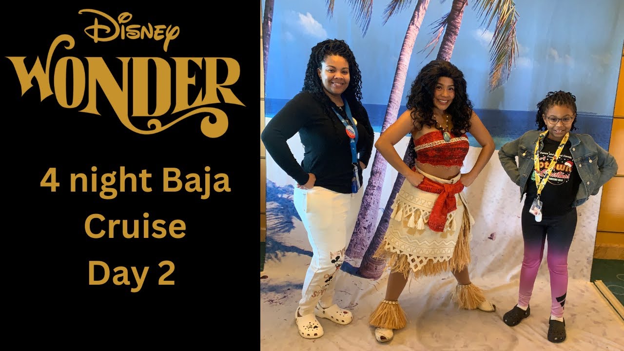 Disney Wonder 4 night Baja Cruise Day 2, Palo brunch, Animator Palate and more