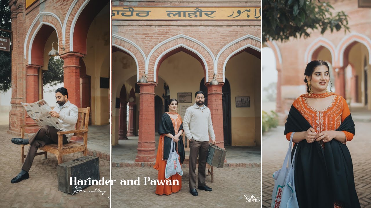 Punjabi Retro Style Pre wedding | Harinder & Pawan | Lal Haveli Nabha