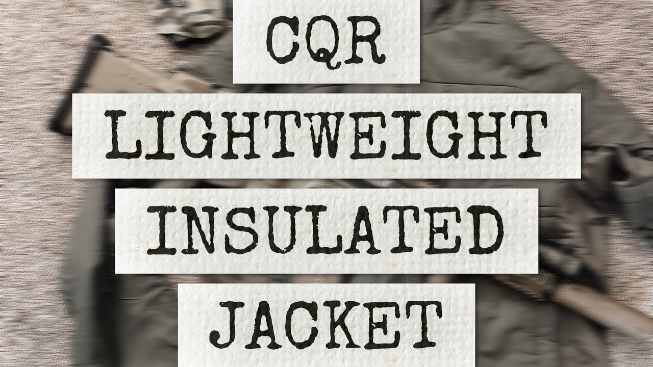 cqr lightweight insulated jacket