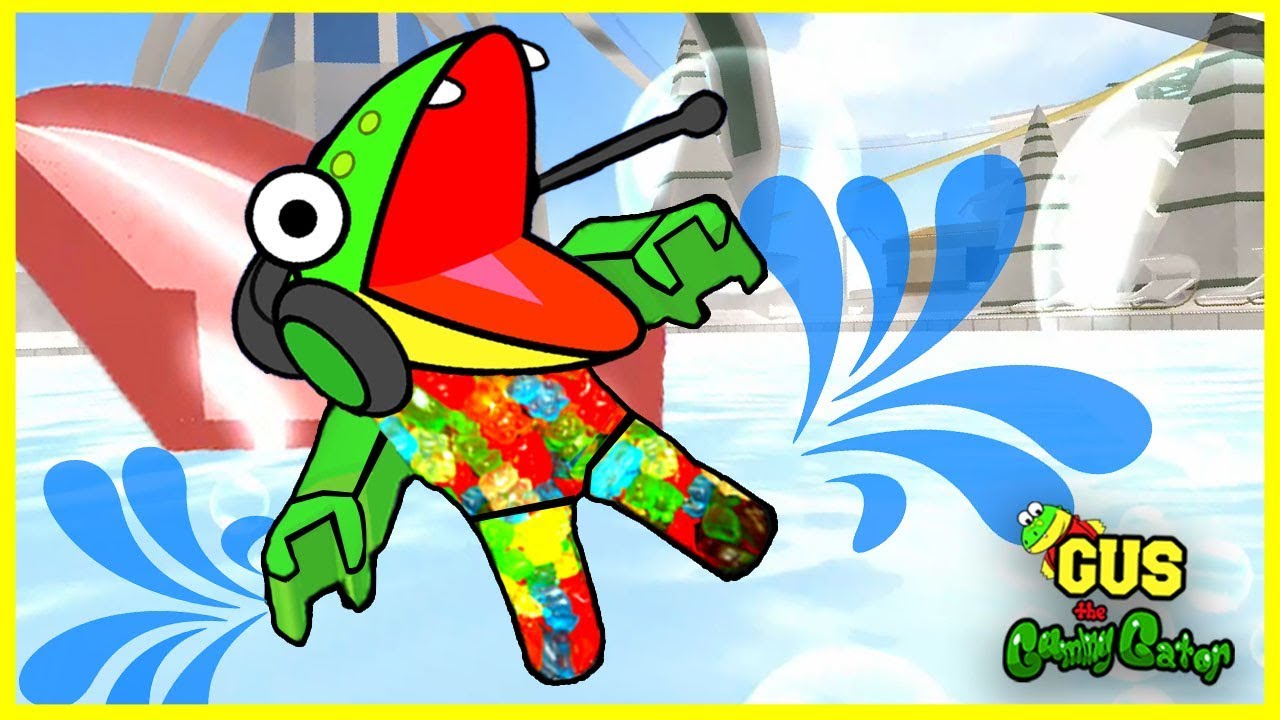 Let's Play Roblox Water Park Slide Down Stuff