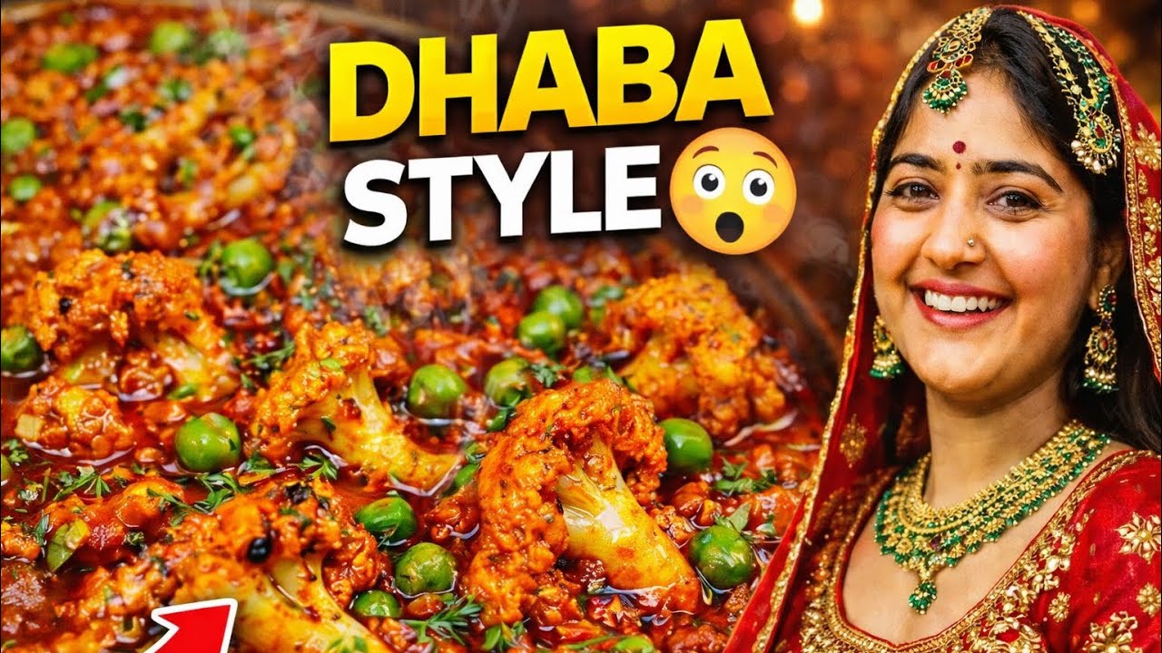 गोभी मटर की सब्जी ऐसे बनाओ 😱 उंगलियां चाटते रह जाओगे | Masala Gobhi Matar Recipe