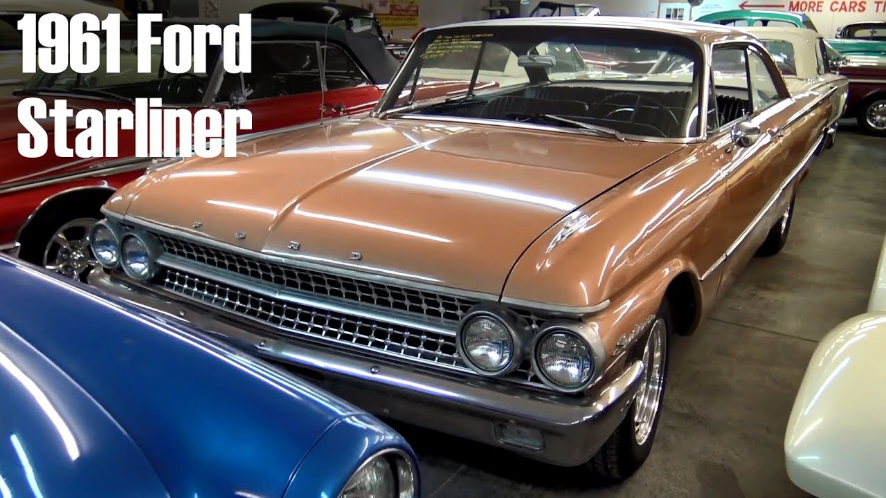 1961 Ford Galaxie Starliner 390 V8  #FordStarliner #FordGalaxie #classiccars