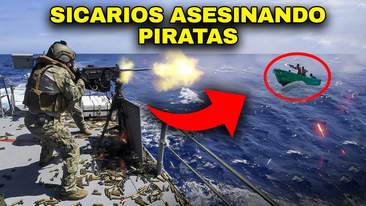 Así EJECUTAN a los PIRATAS SOMALIES en el OCÉANO (Captado en Cámara)