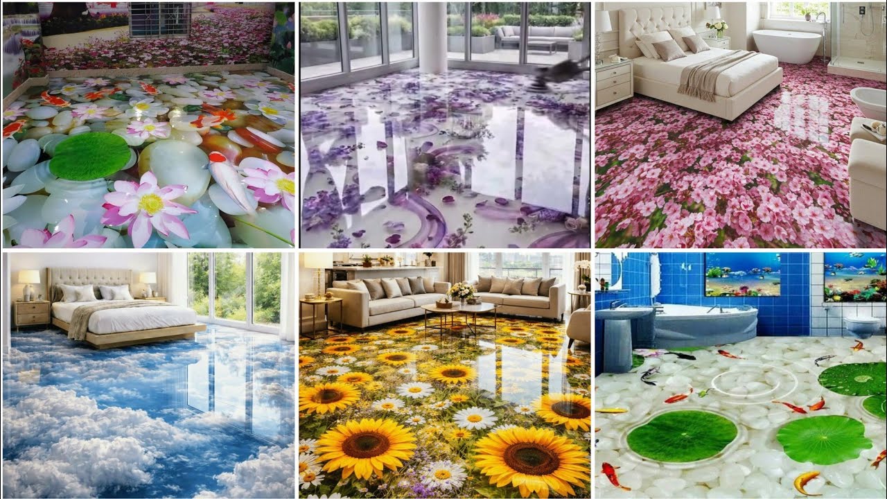 Удивительные 3D-дизайны эпоксидных полов для дома | Руководство по стоимости и установке