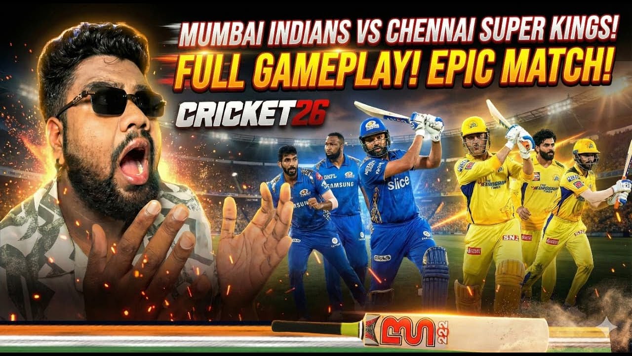 IPL |  MUMBAI INDIANS VS CHENNAI SUPER KINGS #LIVE #CRICKET26