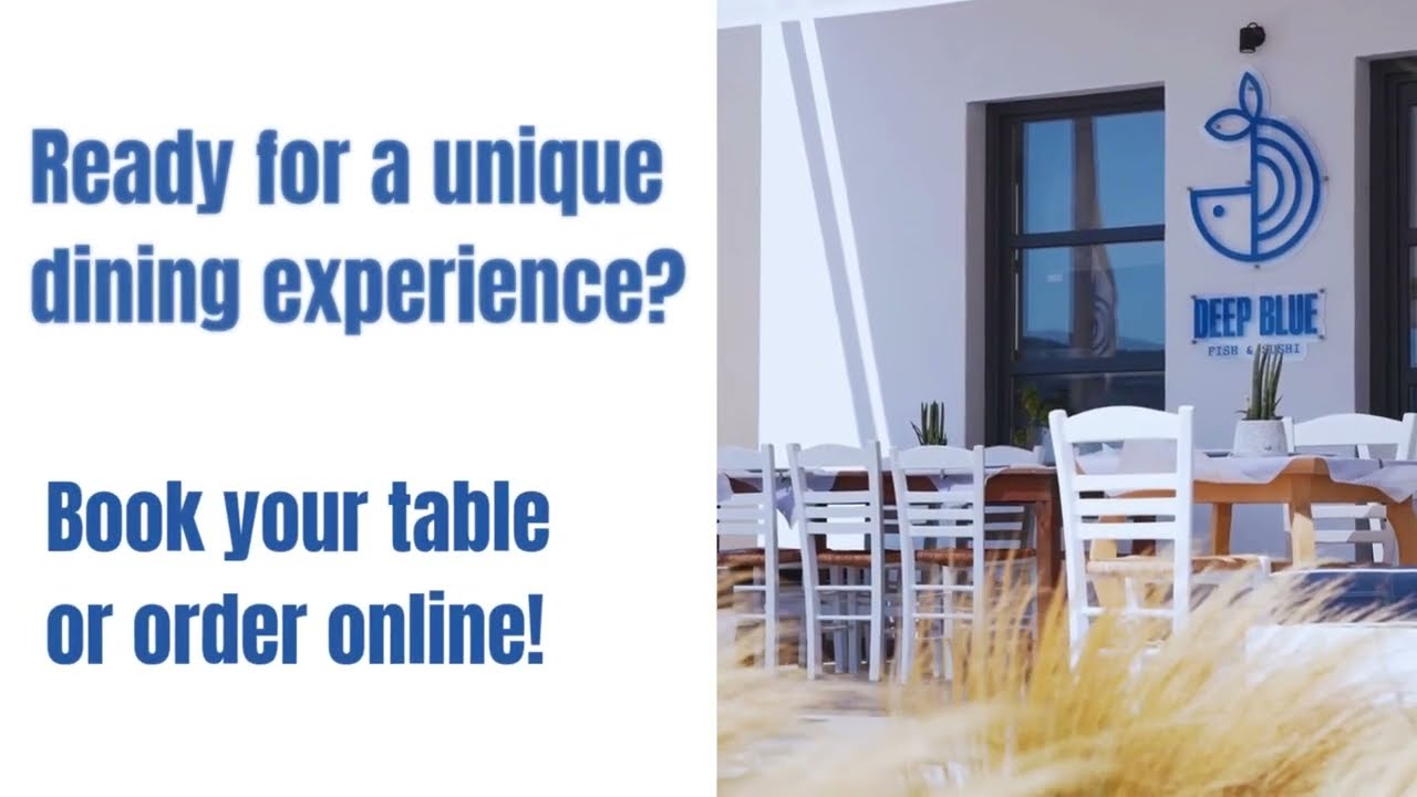 Deep Blue Mykonos - Fish, Seafood & Sushi restaurant in Ano Mera