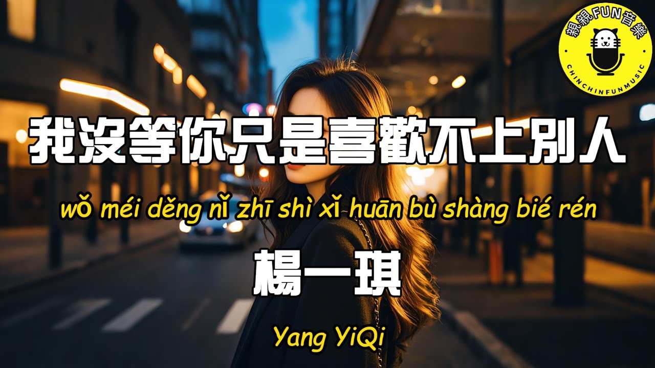 楊一琪 - 我沒等你只是喜歡不上別人【繁體拼音動態歌詞Lyrics】【CC字幕】
